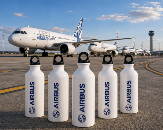 Airbus 600ml Stainless Steel Water Bottle