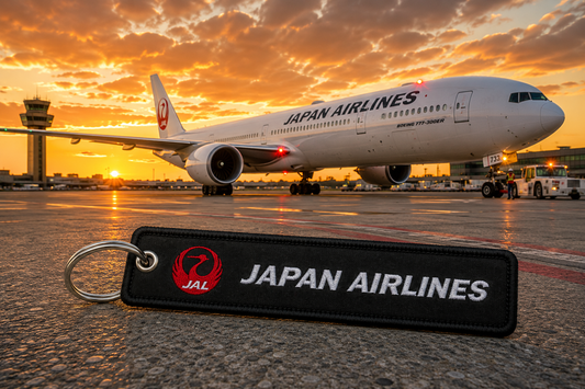 Japan Airlines Embroidered Bag Tag – Premium Imported Quality