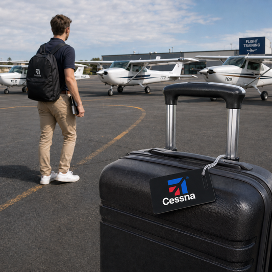 PVC Luggage Tag (Cessna) – Premium Quality