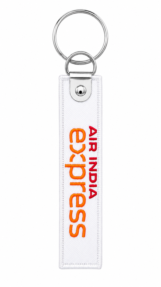 Air India Express Embroidered Bag Tag – Premium Imported Quality Keyring