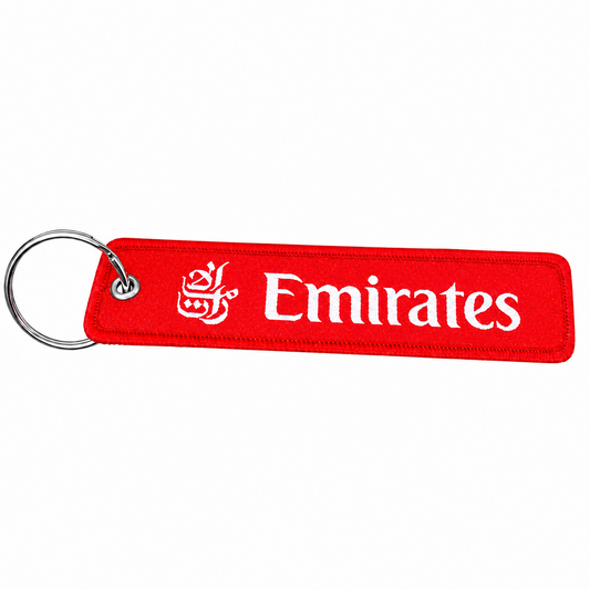 Emirates Embroidered Bag Tag – Premium Imported Quality Keyring