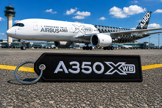 Airbus A350 XWB Embroidered Bag Tag – Premium Imported Quality