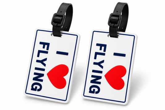 I ❤️ Flying PVC Luggage Tag – Premium Imported Quality ✈️