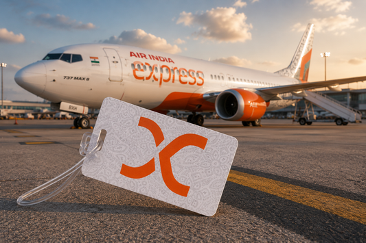 Air India Express Premium PVC Luggage Tag