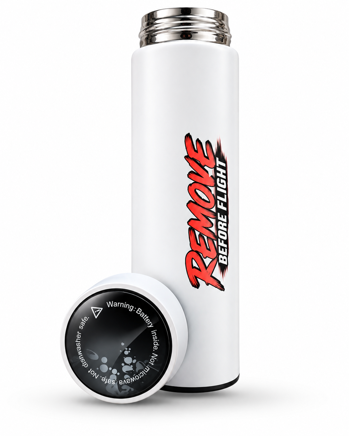 Engineer × Remove Before Flight Temperature Sipper – Premium Stainless Steel Water Bottle | 500ML