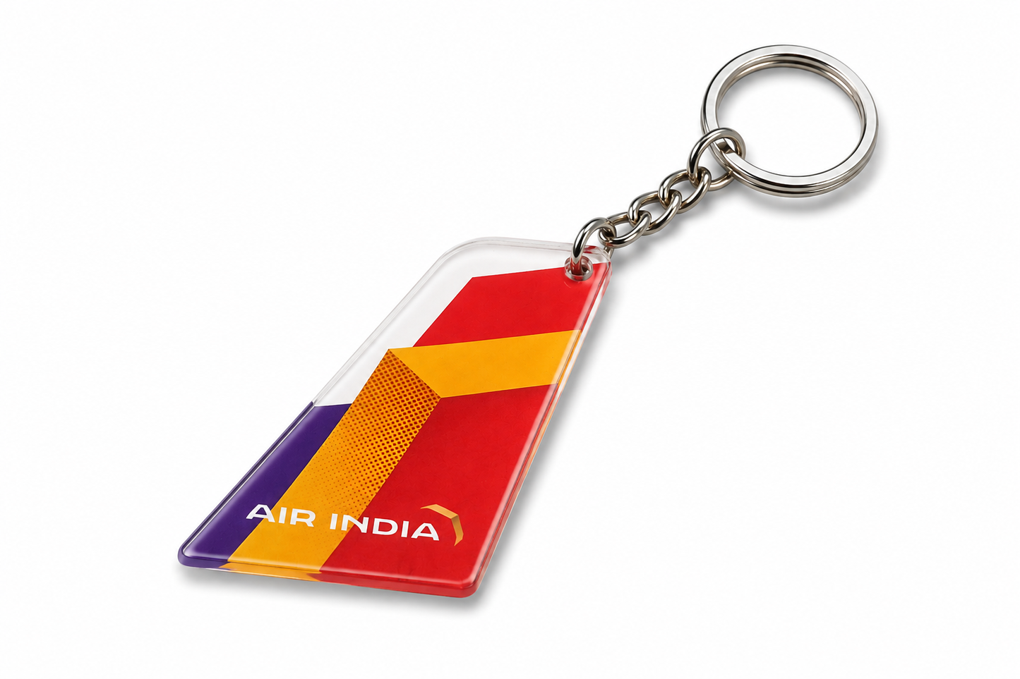 Air India New Livery Acrylic Tail Keychain – Premium Aviation Collectible