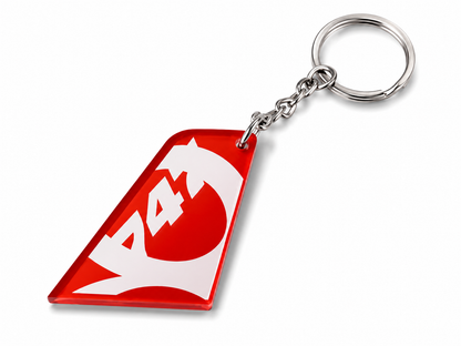 Boeing 747 Acrylic Tail Keychain – Queen of the Skies Aviation Collectible
