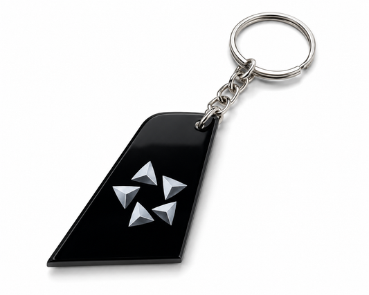 Star Alliance Acrylic Tail Keychain – Premium Aviation Collectible