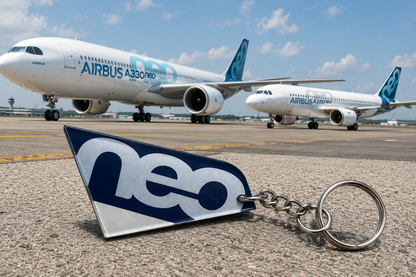 Airbus NEO Acrylic Keychain – Aviation Collectible