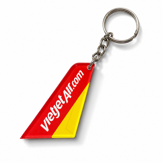 Vietjet.com Acrylic Keychain – Vietnam  & Thailand Aviation Collectible