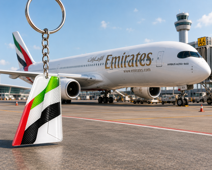 Emirates Airline Acrylic Keychain – Premium Aviation Collectible