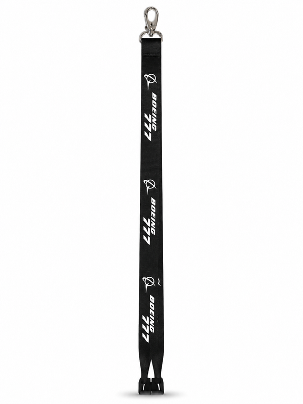 Boeing777 Satin Lanyard - Premium Quality Lanyard