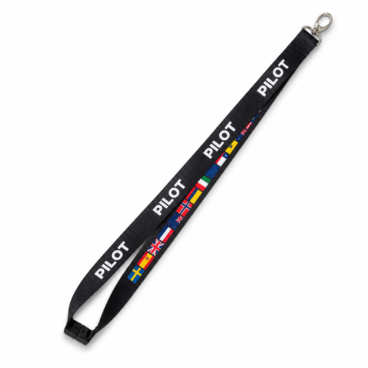 Pilot Lanyard with International Flags