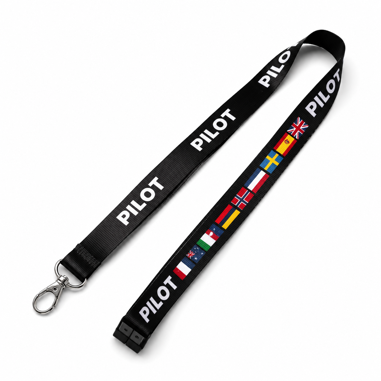 Pilot Lanyard with International Flags