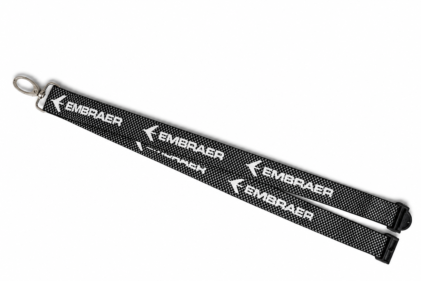 Embraer Lanyard (Carbon/Checks) Printed – Premium Imported Quality