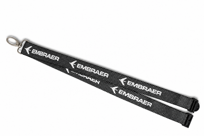 Embraer Lanyard (Carbon/Checks) Printed – Premium Imported Quality