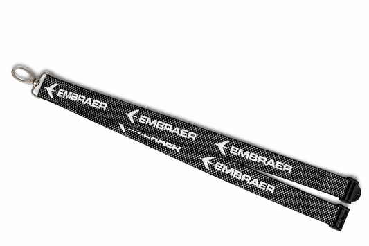 Embraer Lanyard (Carbon/Checks) Printed – Premium Imported Quality