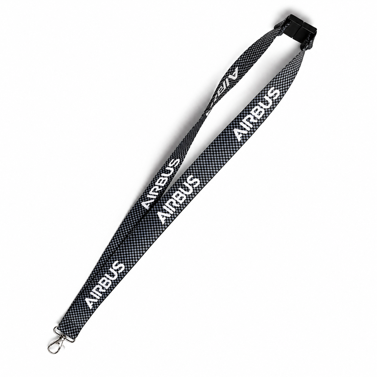 Airbus Carbon/Checks Premium - Lanyard