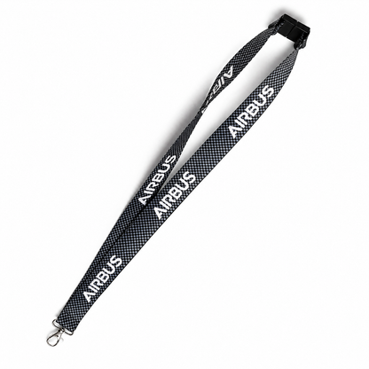 Airbus Carbon/Checks Premium - Lanyard