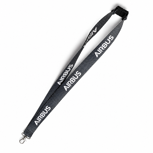 Airbus Carbon/Checks Premium - Lanyard