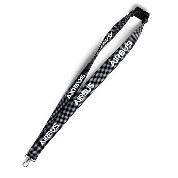 Airbus Carbon/Checks Premium - Lanyard