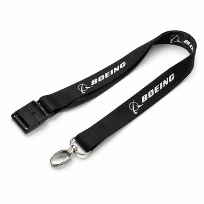 Boeing (Black) Premium-Lanyard