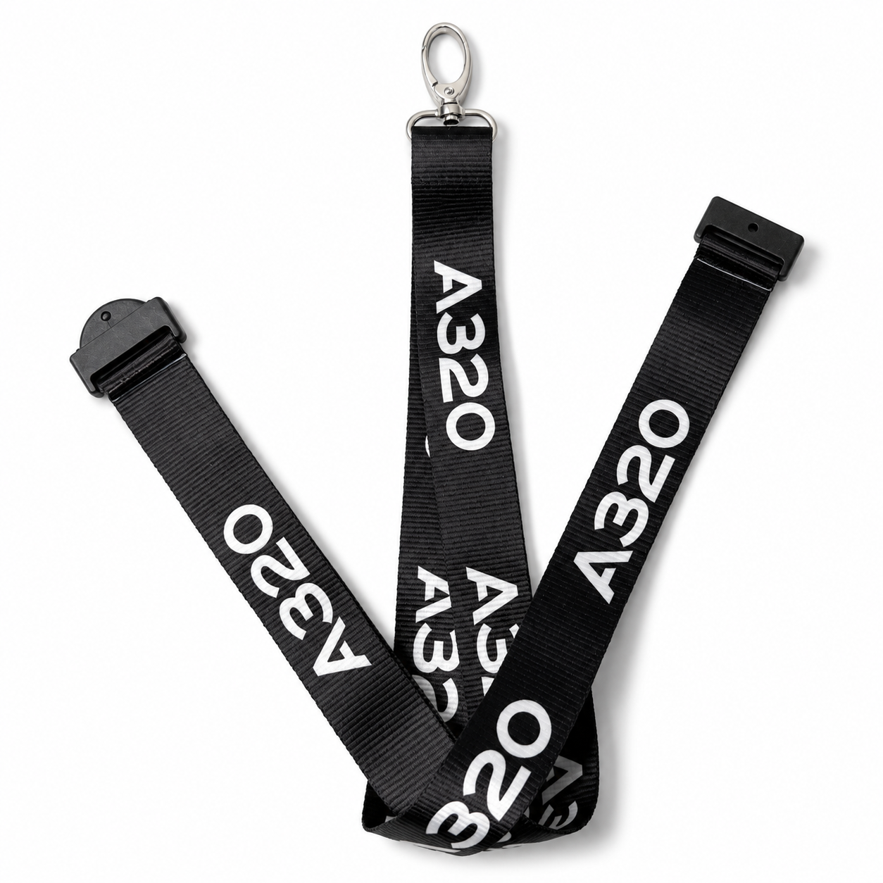 Airbus A320 (Black) Premium - Lanyard
