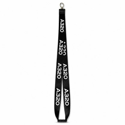 Airbus A320 (Black) Premium - Lanyard