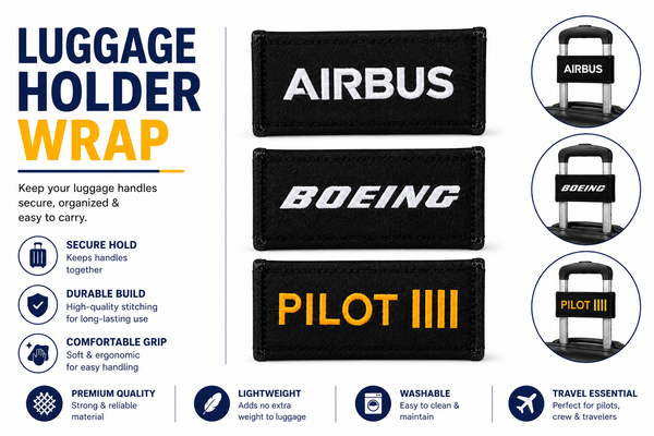 AIRBUS/BOEING/PILOT - LUGGAGE HOLDER WRAP