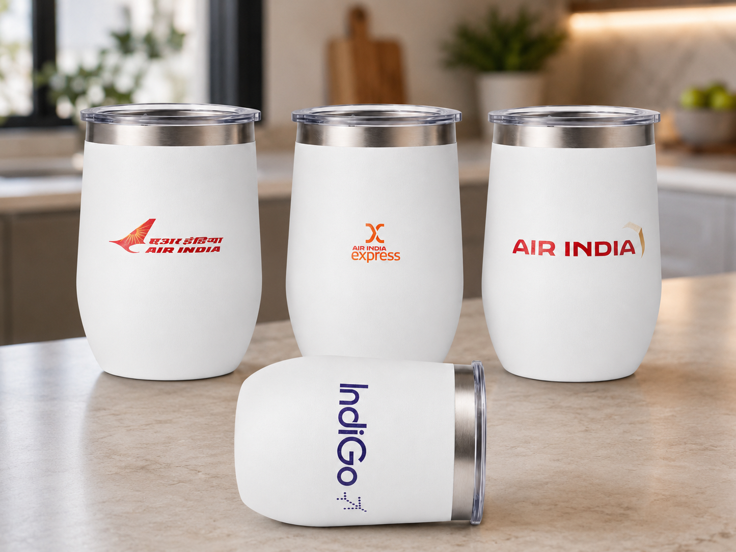 Emirates Stainless Steel Coffee Tumbler | Premium Aviation Travel