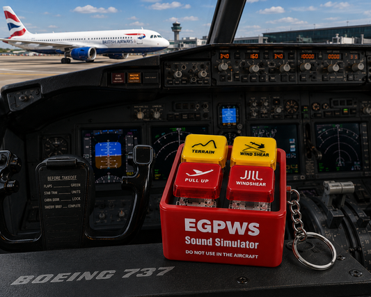 Aviation Warning Simulator Combo | B737 Aural Warning + EGPWS Sound Simulator | Aviation Collectible