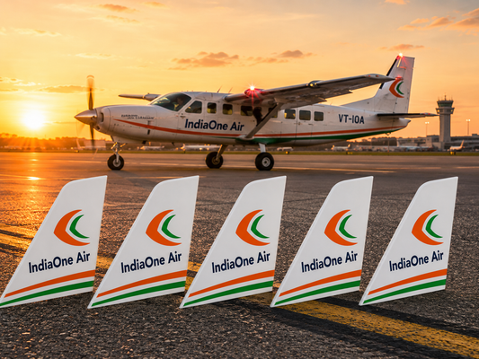 IndiaOne Air Tail-Shaped Acrylic Fridge Magnet