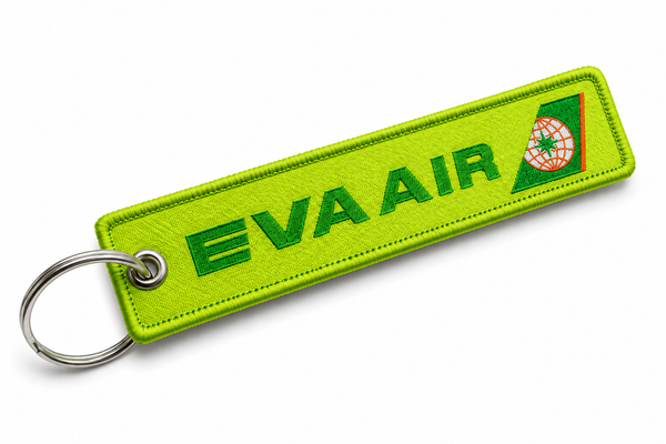 EVA Air Embroidered Bag Tag – Premium Imported Quality