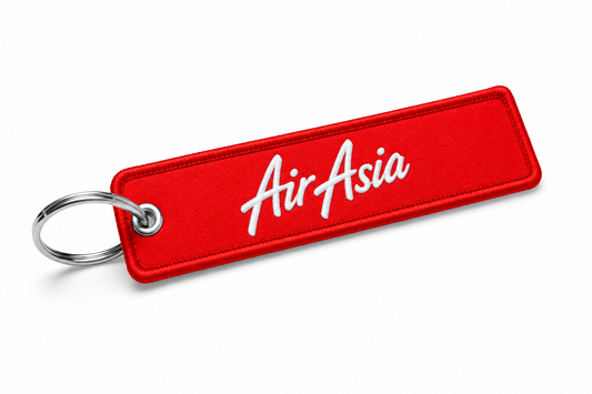 AirAsia Embroidered Bag Tag – Premium Imported Quality