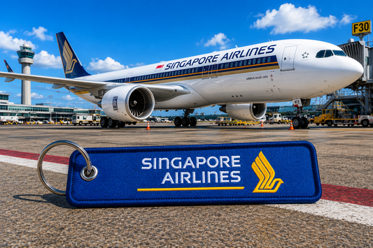 Singapore Airlines Embroidered Bag Tag – Premium Imported Quality
