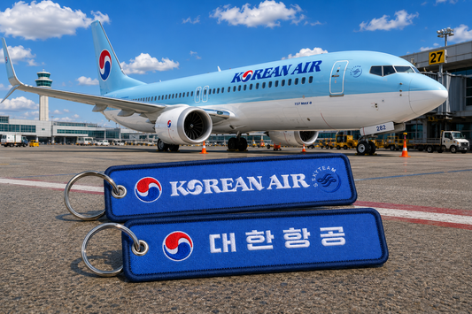 Korean Air Embroidered Bag Tag – Premium Imported Quality