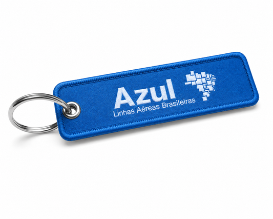 Azul Airlines Embroidered Bag Tag – Premium Imported Quality