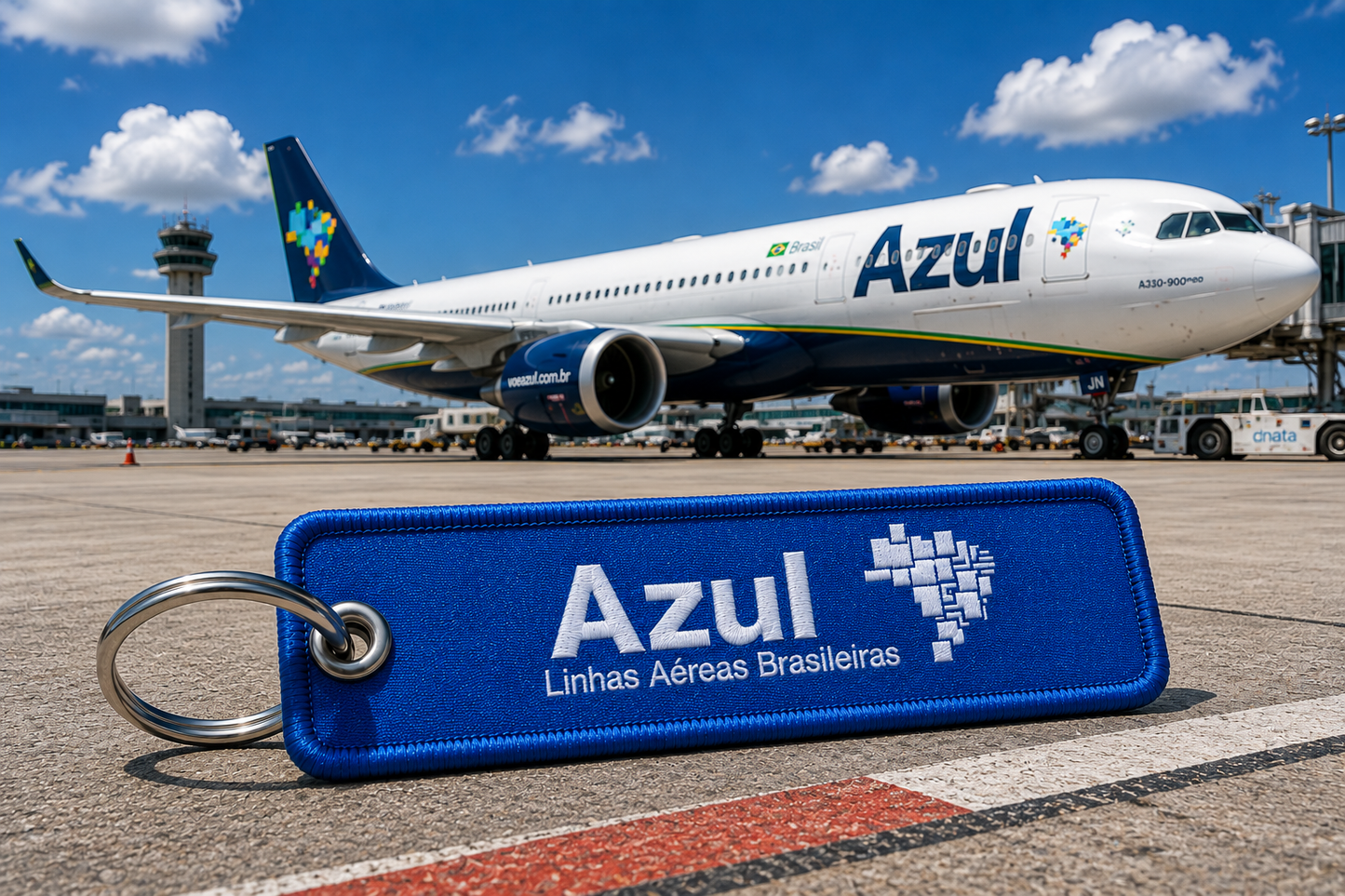 Azul Airlines Embroidered Bag Tag – Premium Imported Quality