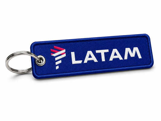 LATAM Airlines Embroidered Bag Tag – Premium Imported Quality