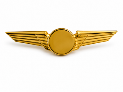 Pilot Wings Metal Pin – Premium Aviation Collectible