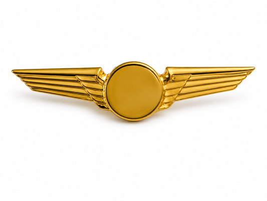 Pilot Wings Metal Pin – Premium Aviation Collectible