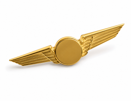 Pilot Wings Metal Pin – Premium Aviation Collectible