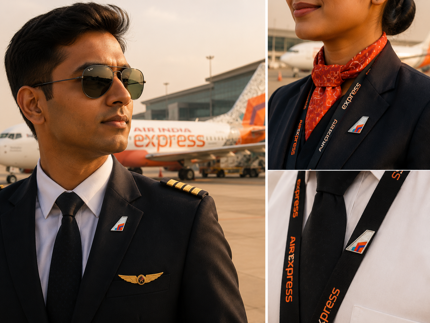 Air India Express Tail Lapel Pin – Premium Aviation Collectible