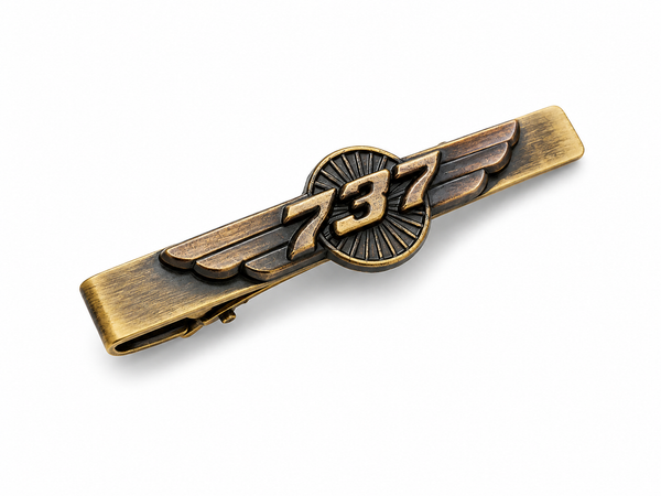 Boeing 737 Tie Clip – Premium Aviation Accessory