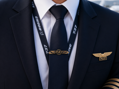 Boeing 737 Tie Clip – Premium Aviation Accessory