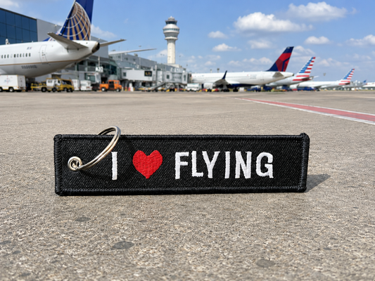 I❤️Flying  Embroidered Bag Tag – Premium Imported Quality Keyring