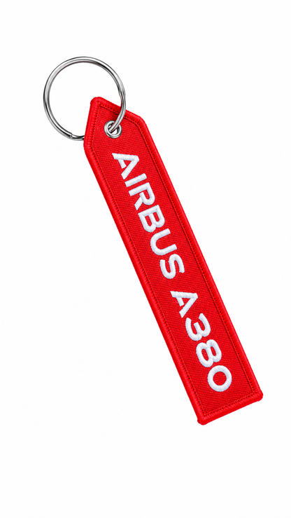 Airbus A380  Embroidered Bag Tag – Premium Imported Quality Keyring