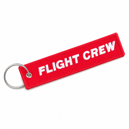 Flight Crew Embroidered Bag Tag – Premium Imported Quality Keyring