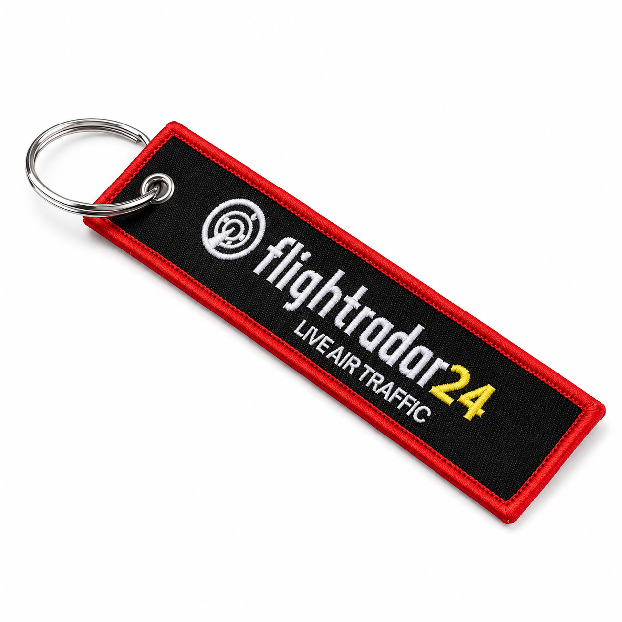 Flight Radar24 Embroidered Bag Tag – Premium Imported Quality Keyring