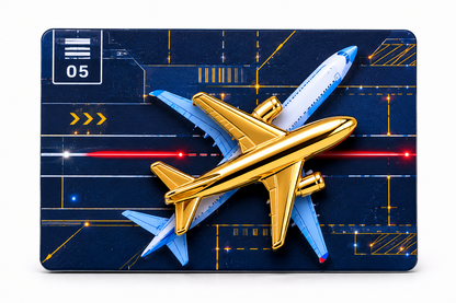 Golden Airplane Lapel Pin – Premium Aviation Brooch